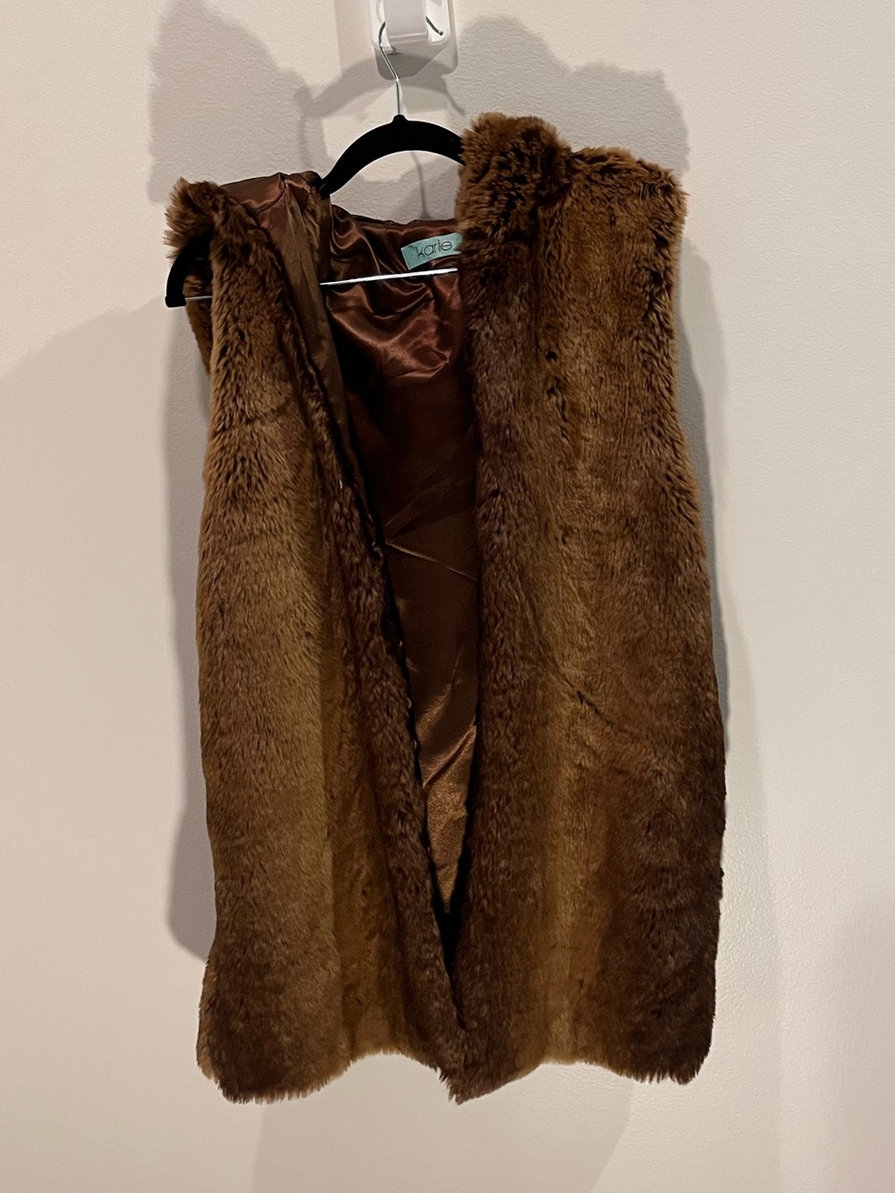 Karlie Brown Faux Fur Vest
